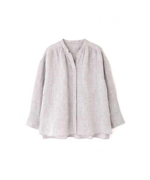 「human woman」 7分袖ブラウス SMALL グレー レディース_画像2