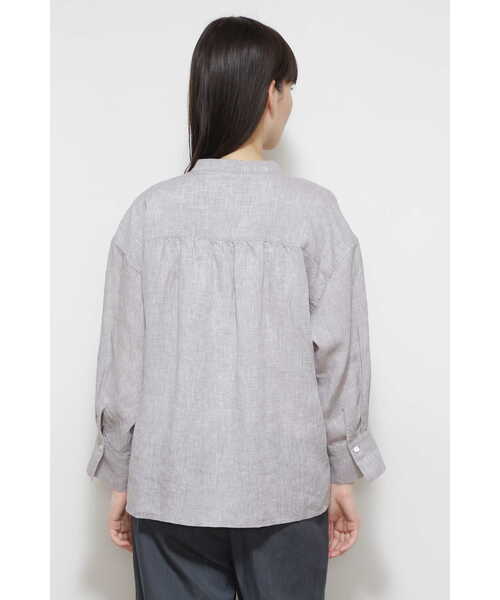 「human woman」 7分袖ブラウス SMALL グレー レディース_画像9