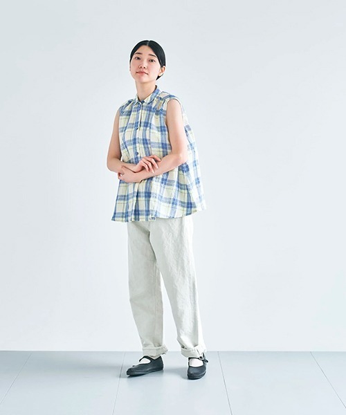 「HAU」 ノースリーブシャツ FREE ベージュ レディース_画像10
