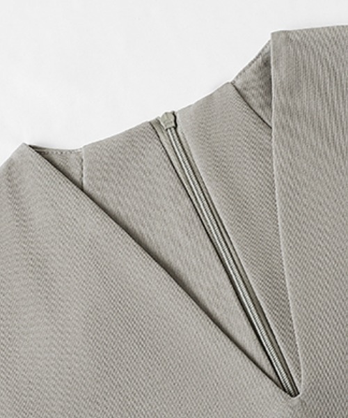 「COCOMOMO」 ノースリーブワンピース M グレー レディース_画像6