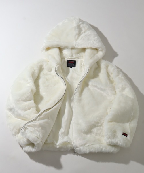 FUBU（フブ） コート ジャケット Faux Far Hooded Jacket / フォウ