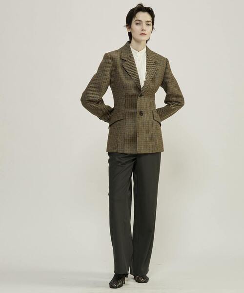 極美品☆Plage Tweed Classic ジャケット ブラウン 36 極美品 HAKUU 