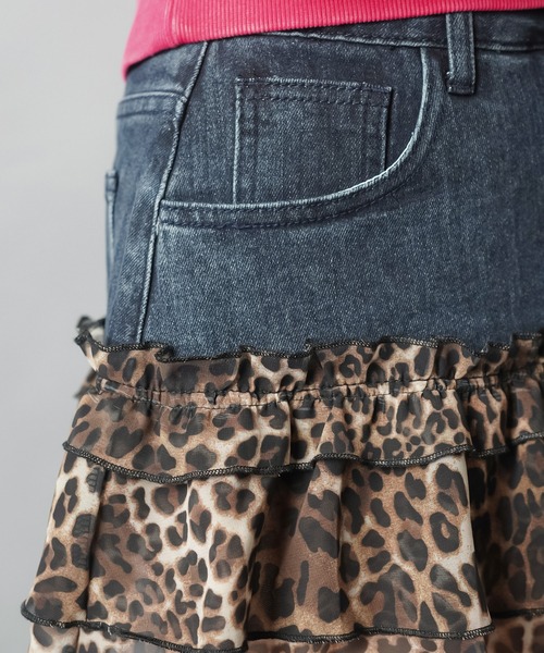 SPINNS(スピンズ) デニムスカート ストレッチデニムミニスカート SPINNS(スピンズ) デニムスカート ストレッチデニムミニスカート