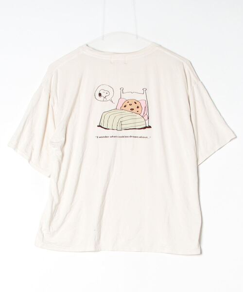 「PEANUTS」 半袖Tシャツ M ベージュ レディース_画像2