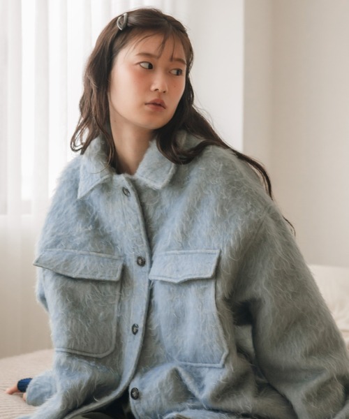 ジャケット・アウター HEILIS hideka original CPO Shirt Jacket HEILIS（ヘイリス） コート アウター 「Hideka Original」シャギーCPO