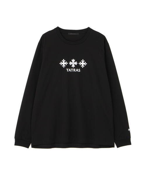 TATRAS ブラック 長袖2号 TATRAS（タトラス） tシャツ 「B'2nd Exclusive」EMILIO L/S TEE