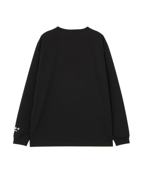 M【12E2】タトラス TATRAS ロンT ブラック 黒 長袖Tシャツ 02 ロゴ BLK 
