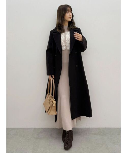 MERCURYDUO（マーキュリーデュオ） ワンピース ツイードニットカーデ