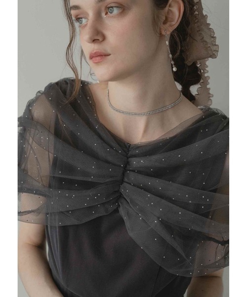 Dorry Doll（ドリードール） ドレス チュールケープデザインマーメイド