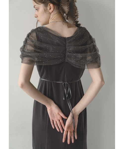 Dorry Doll（ドリードール） ドレス チュールケープデザインマーメイド