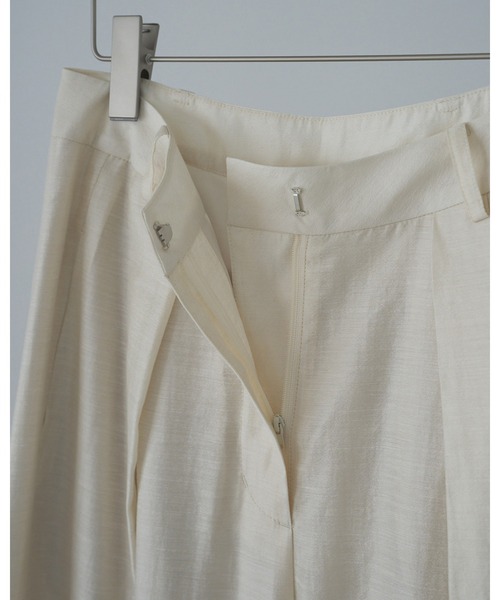 anuke（アンヌーク） パンツ Sheer Tuck Pants レディース : ZOZOTOWN