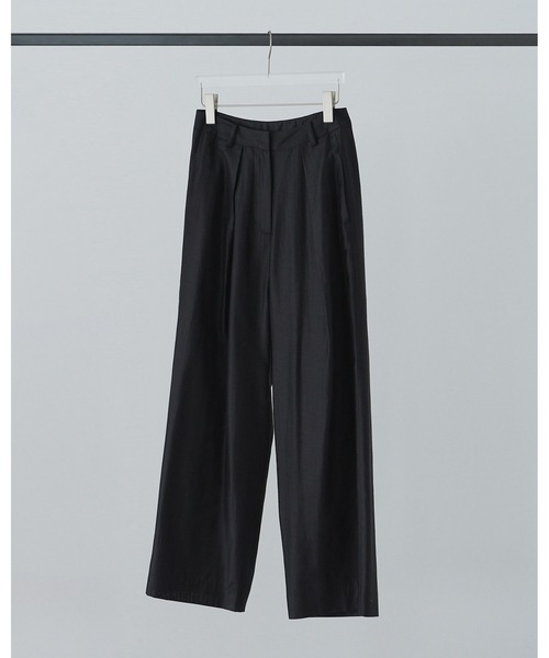 anuke（アンヌーク） パンツ Sheer Tuck Pants レディース : ZOZOTOWN