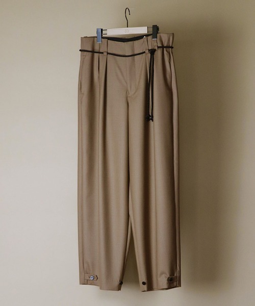 スラックス 「ETHOSENS/エトセンス」Track slacks メンズ レディースの画像