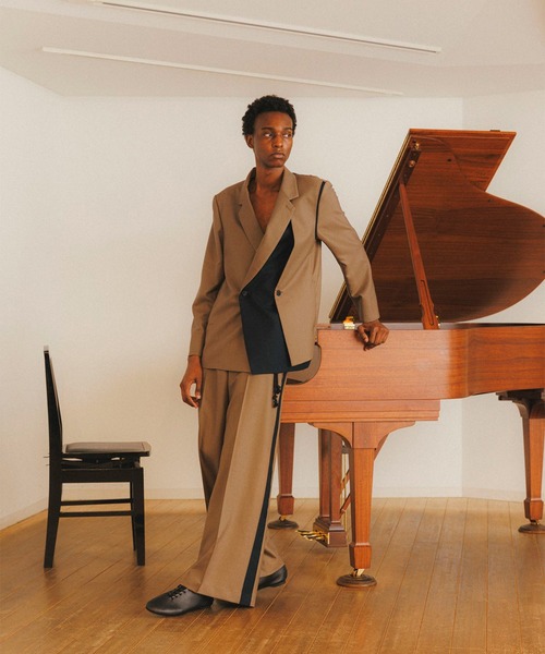 スラックス 「ETHOSENS/エトセンス」Track slacks メンズ レディースの画像