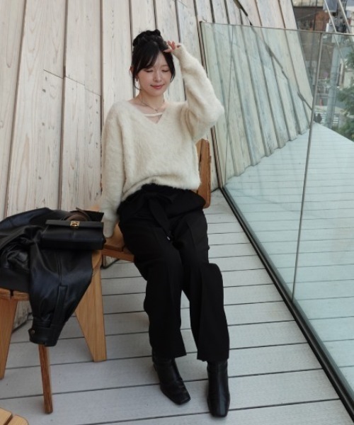 【おまとめ】senee 2way v neck knit tops senee 2way v neck knit tops おまとめ】senee 2way v neck knit tops