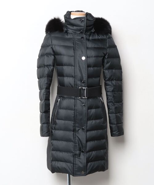 バーバリーダウンコート　M BURBERRY（バーバリー） ダウンコート 36 ブラック レディース
