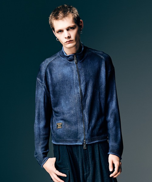 glamb（グラム） セーター ニット Paraffin Coated Knit Blouson 