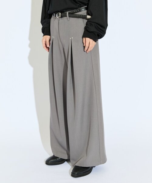 「Lui's」 パンツ 1 グレー メンズ_画像2