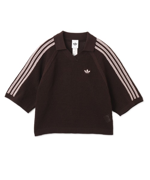 adidas（アディダス） ニット セーター adidas KNITTED CROCHET POLO