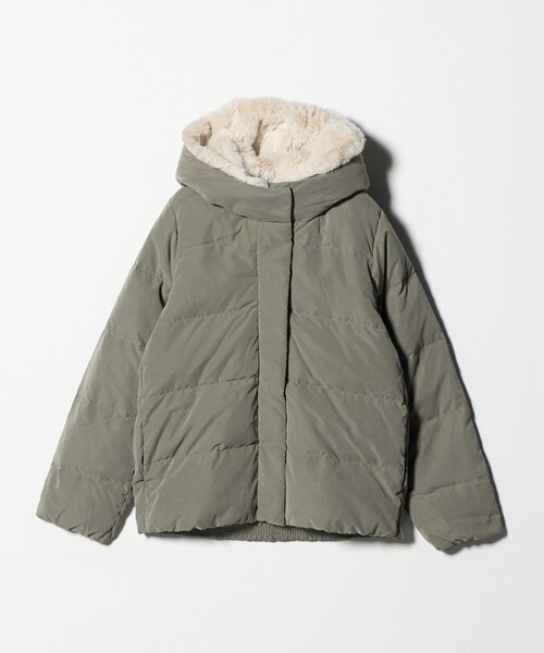 ダウン ファー フード付き コート未使用最終価格❣️ A DAY IN THE LIFE ダウンコート ダウンジャケット フェイクファー