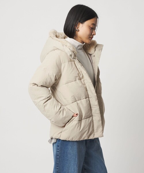 A DAY IN THE LIFE ダウンコート ダウンジャケット フェイクファー