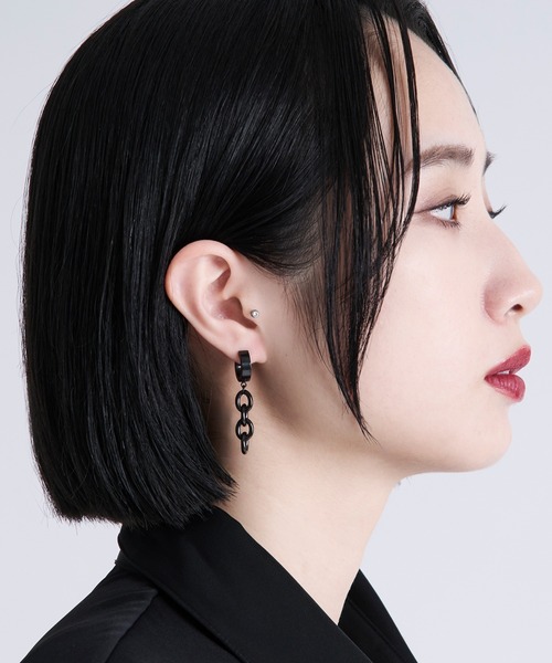 Ellno Loset（エルノロゼット） ピアス チェーンピアス メンズ