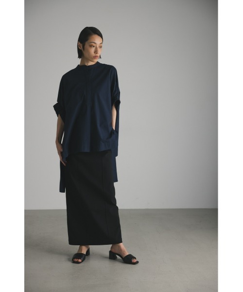 「STYLEMIXER」 半袖ブラウス FREE ネイビー レディース_画像4