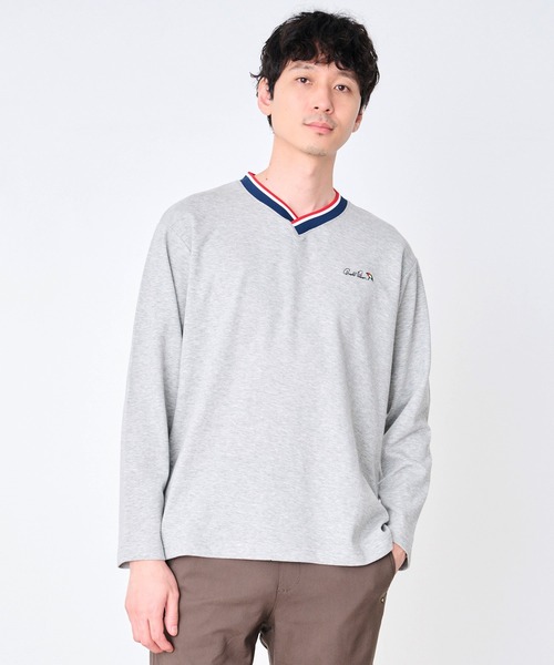 Arnold Palmer（アーノルドパーマー） tシャツ シェア カラ―リブライン 