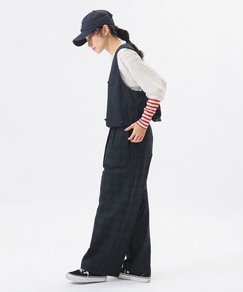 ベスト ジレ ナイロン フィッシング ベスト レディースの画像
