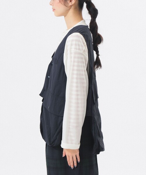 BEAMS BOY（ビームス ボーイ） ベスト ジレ ナイロン フィッシング