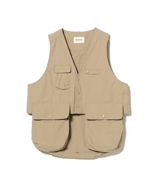 【レア価格‼️美品】BEAMSBOY フィッシングベスト BEAMS BOY（ビームス ボーイ） ベスト ジレ ナイロン フィッシング