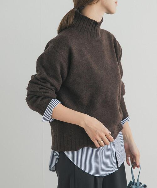 タグ付き！アーバンリサーチ　タートルネック　ニットセーター　ショート丈 URBAN RESEARCH DOORS（アーバンリサーチドアーズ） ニット セーター