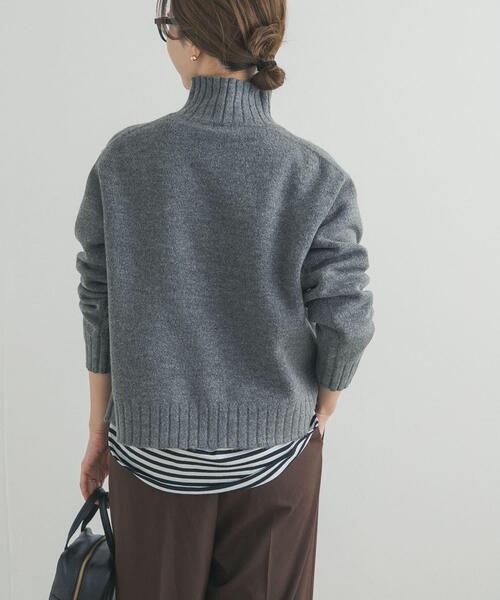 セオリー　定価29700円　タートルネックニット　プルオーバーニット　グレー　S セオリー タートルネックニット プルオーバーニット グレー S