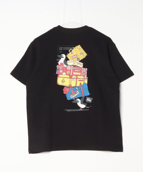 「CHUMS」 半袖Tシャツ L グレイッシュベージュ メンズ_画像2