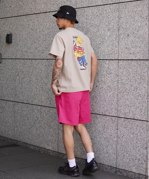「CHUMS」 半袖Tシャツ L グレイッシュベージュ メンズ_画像4