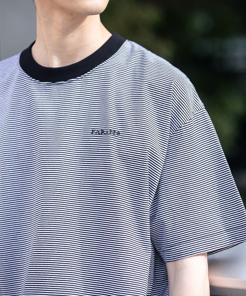 「FARAH」 半袖Tシャツ X-LARGE ネイビー メンズ_画像2
