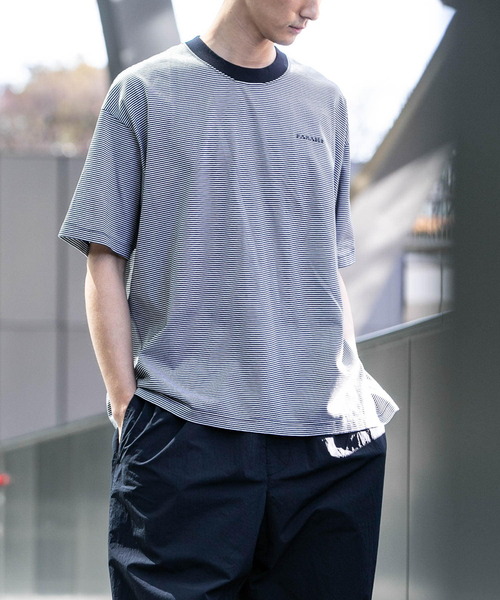 「FARAH」 半袖Tシャツ X-LARGE ネイビー メンズ_画像7