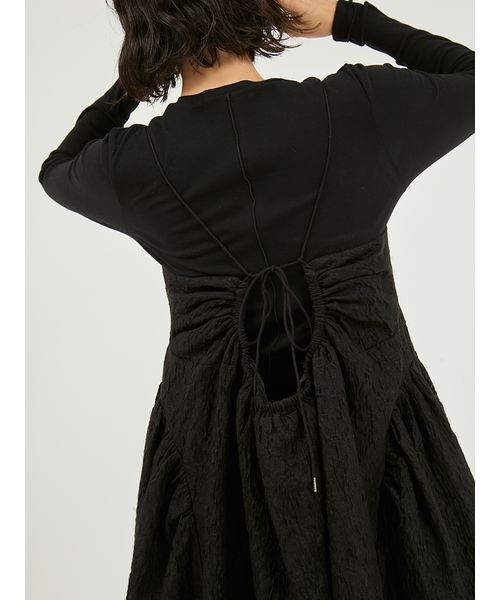 emmi ワンピース 「セットアイテム」フラワージャガードワンピース