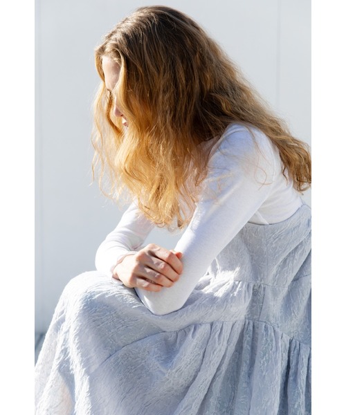 emmi ワンピース 「セットアイテム」フラワージャガードワンピース