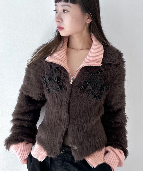 FETICO フェティコ　モヘアカーディガン　定価¥52,900 FETICO フェティコモヘアカーディガン定価¥52,900