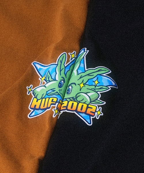 「HUF」 半袖Tシャツ LARGE ブラウン系その他 メンズ_画像2
