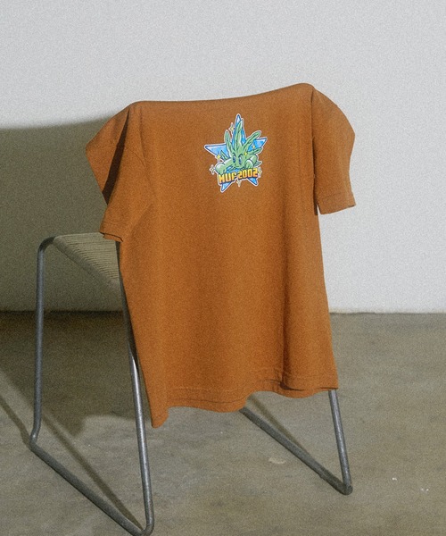 「HUF」 半袖Tシャツ LARGE ブラウン系その他 メンズ_画像3