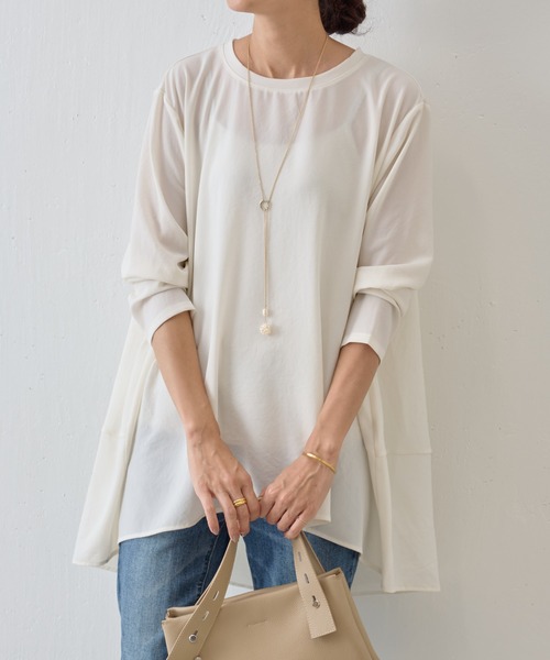 BEARDSLEY（ビアズリー） 長袖カットソー FREE ホワイト レディース