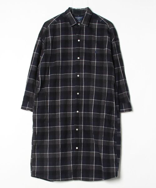専用 おまとめ2着Gymphlex ジムフレックス チェック シャツワンピース