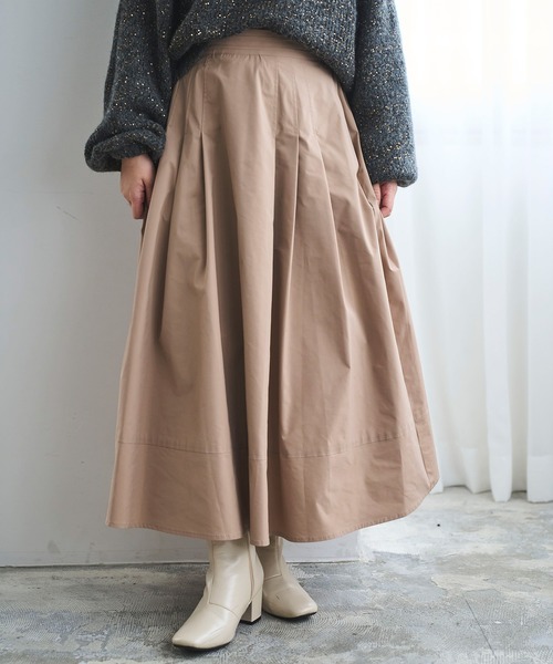 「Sirin」 ロングスカート SMALL ベージュ レディース_画像3