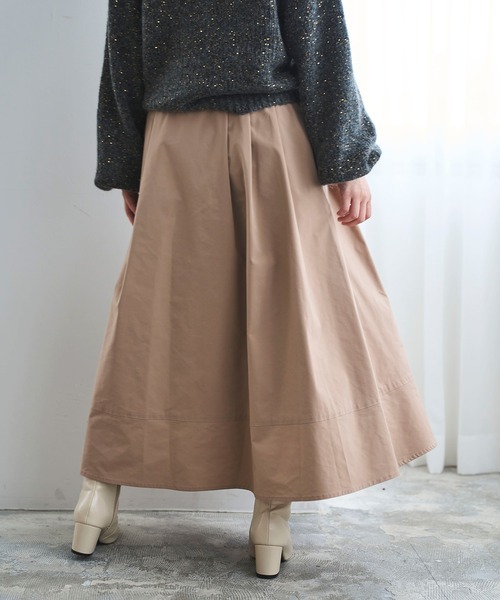 「Sirin」 ロングスカート SMALL ベージュ レディース_画像4
