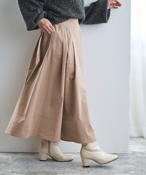 「Sirin」 ロングスカート SMALL ベージュ レディース_画像5