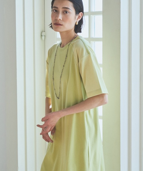 「Audrey and John Wad」 半袖ワンピース FREE オフホワイト レディース_画像3