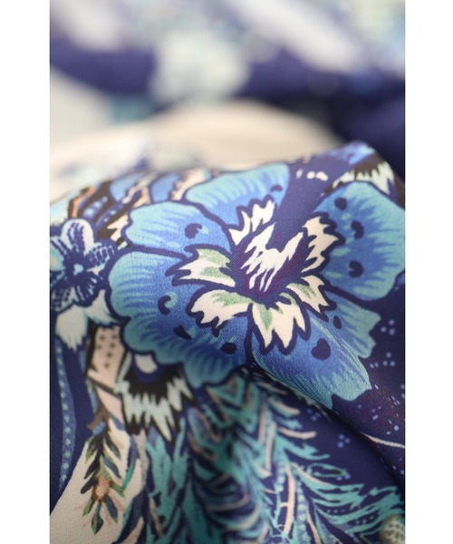 「CAWAII」 7分袖ワンピース FREE ブルー レディース_画像6