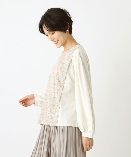 「Afternoon Tea」 長袖カットソー MEDIUM アイボリー レディース_画像5